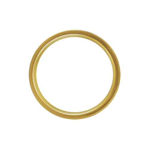 Exotica Hoop - 40 Spoke - 16" x 3.5" - Brass