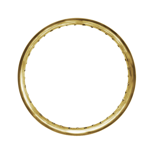 Exotica Hoop - 40 Spoke - 21" x 3.5" - Brass