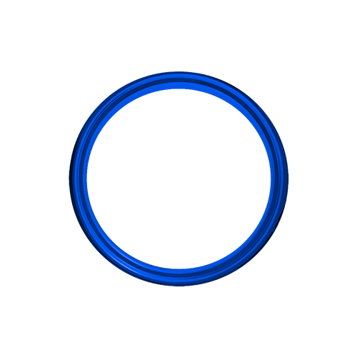 Omega Hoop - 60 Spoke - 16" x 3.5" - Lolly Pop Blue