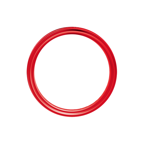 Omega Hoop - 80 Spoke - 17" x 3.5" - Gloss Red
