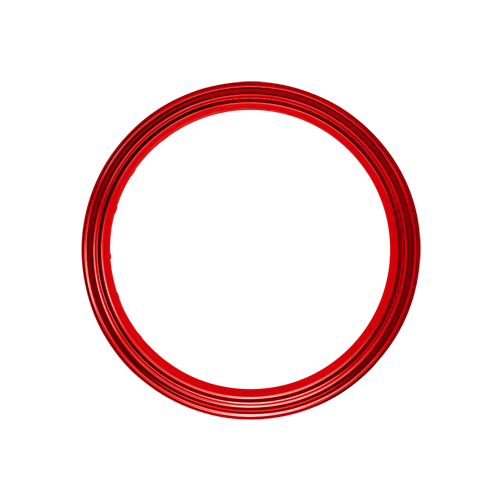 Omega Hoop - 80 Spoke - 18" x 5.5" - Candy Apple Red