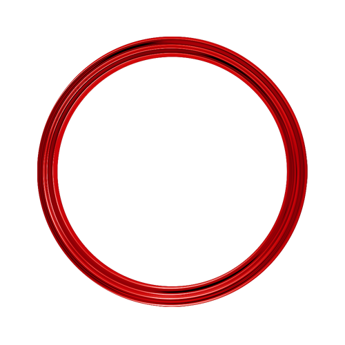 Omega Hoop - 80 Spoke - 21" x 2.15" - Candy Apple Red
