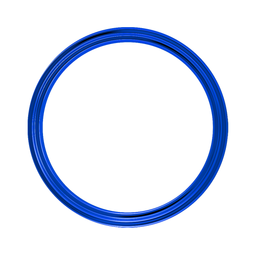 Omega Hoop - 80 Spoke - 21" x 2.15" - Lolly Pop Blue