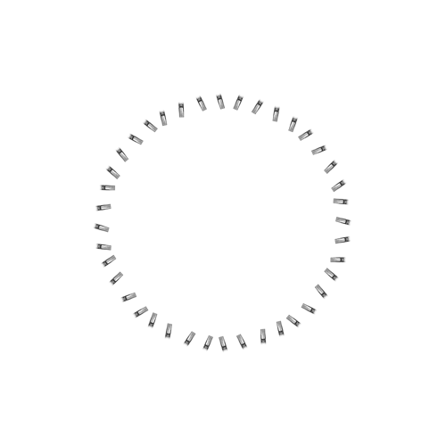 40 Spoke Nips - Chrome