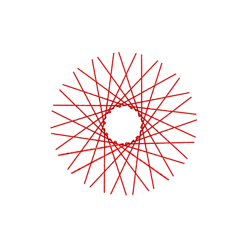 40 Diamond Spokes - 16" - Candy Apple Red