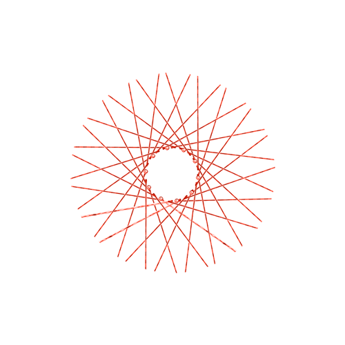 40 Diamond Spokes - 16" - Gloss Red
