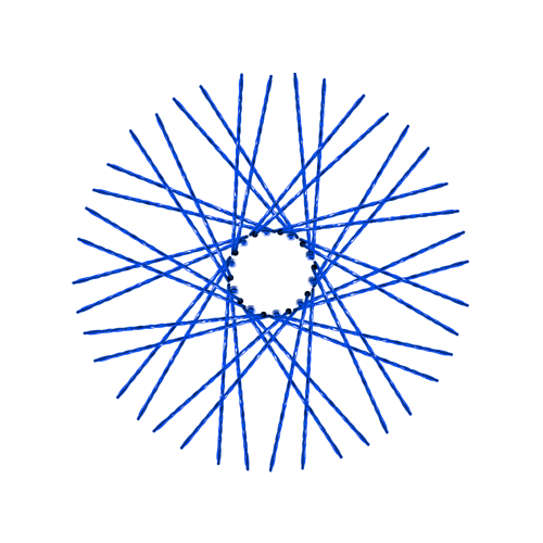 40 New Diamond Spokes - 21" - Lolly Pop Blue