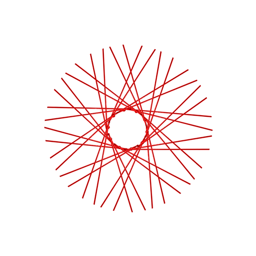 40 Smooth Spokes - 18" - Candy Apple Red