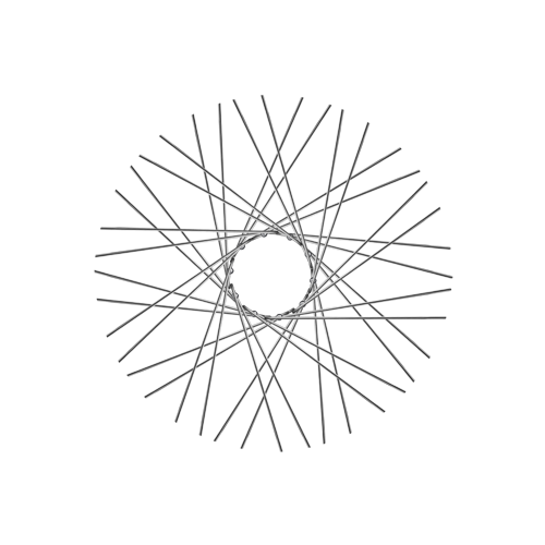 40 Smooth Spokes - 18" - Chrome