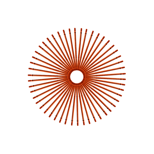 50 Jewel Spokes - 21" - Copper
