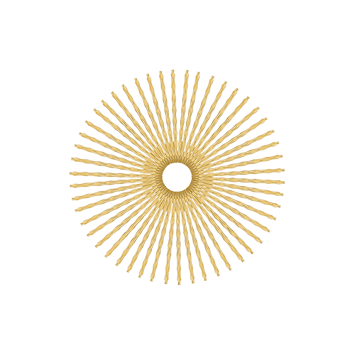50 Twista Spokes - 17" - Brass