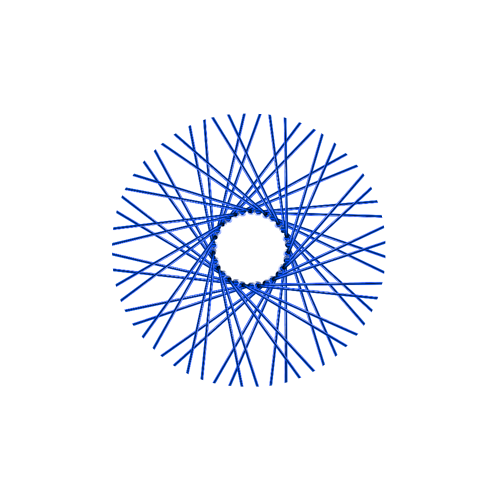 60 Smooth Spokes - 16" - Lolly Pop Blue