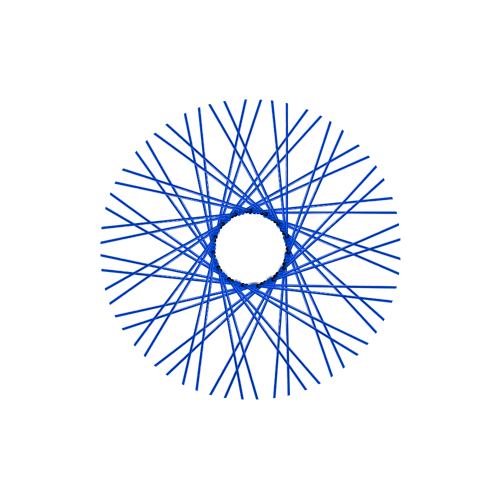 60 Smooth Spokes - 18" - Lolly Pop Blue