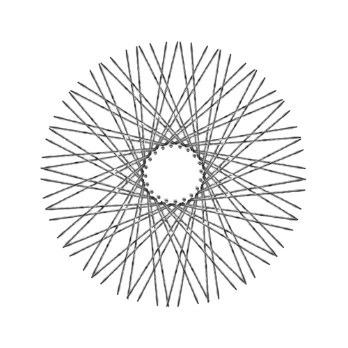 80 New Diamond Spokes - 21" - Chrome