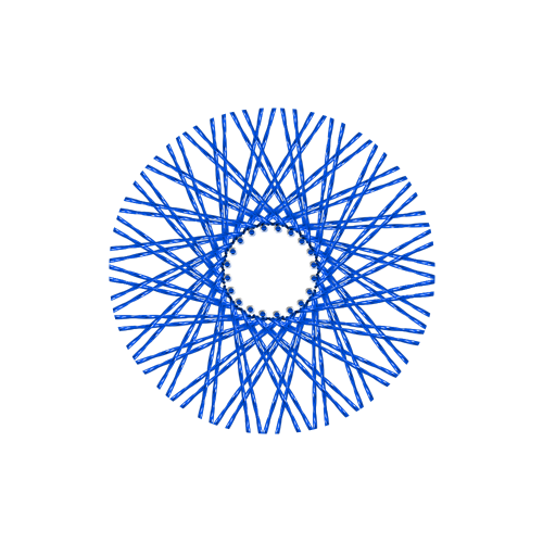 80 Twisted Spokes - 18" - Lolly Pop Blue
