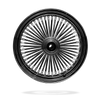 16x3.5 Front Or Rear 50-Spoke Pre-Staged Custom Motorcycle Wheel (Steel, BCBB)