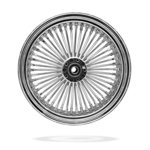 Load image into Gallery viewer, 17x6 Rear 50-Spoke Pre-Staged Custom Motorcycle Wheel (Steel, CCCC)