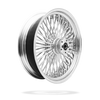 18x5.5 Rear 50-Spoke Pre-Made Custom Motorcycle Wheel (Steel, CCCC)