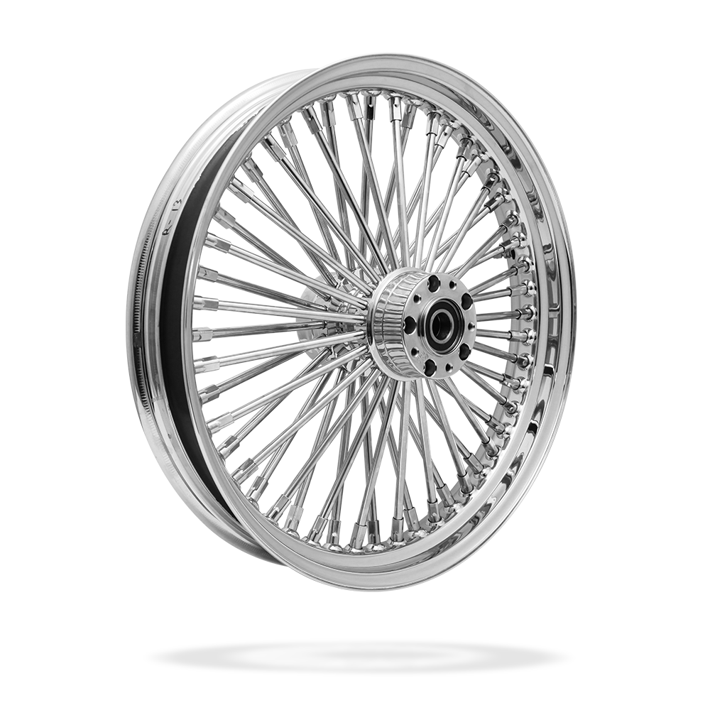 19x3 Front Or Rear 50-Spoke Pre-Made Custom Motorcycle Wheel (Steel, CCCC)