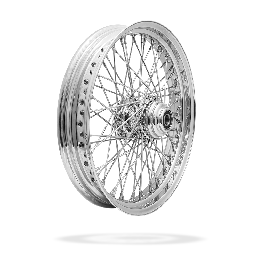 19x3 Front Or Rear 60-Spoke Pre-Made Custom Motorcycle Wheel (Steel, CCCC)