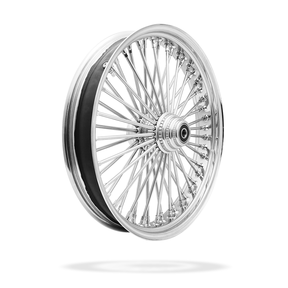 21x3.5 Front Or Rear 50-Spoke Pre-Made Custom Motorcycle Wheel (Steel, CCCC)