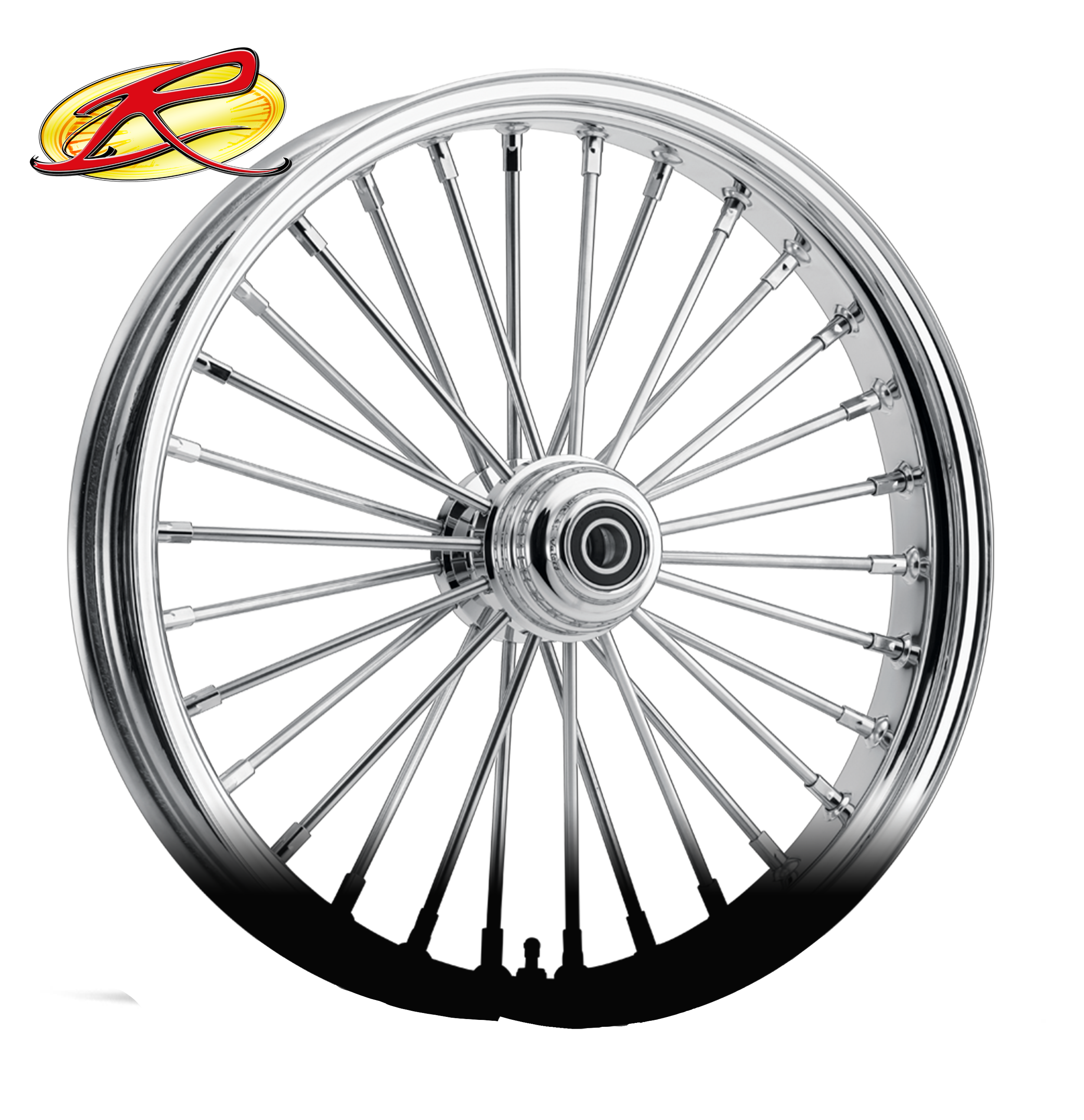 Fat 30 Spoke Motorcycle Wheels