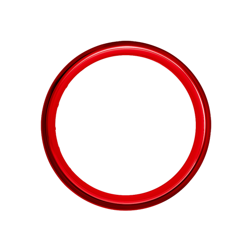 Exotica Hoop - 60 Spoke - 18" x 3.5" - Candy Apple Red