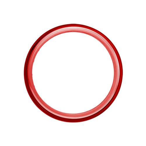 Exotica Hoop - 60 Spoke - 18" x 3.5" - Gloss Red