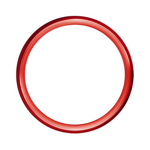Exotica Hoop - 60 Spoke - 21" x 3.5" - Gloss Red