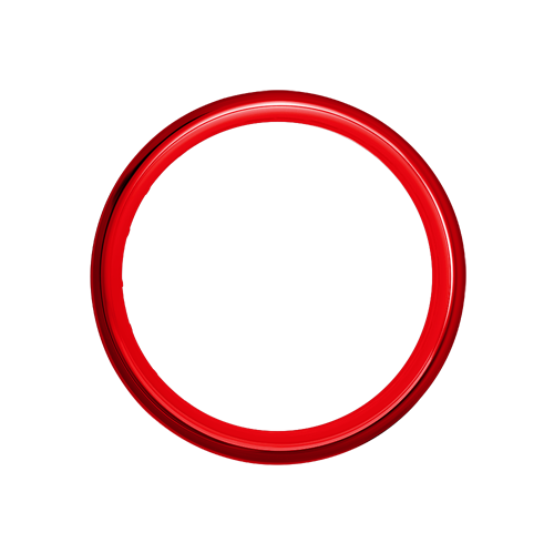 Exotica Hoop - 80 Spoke - 18" x 3.5" - Candy Apple Red