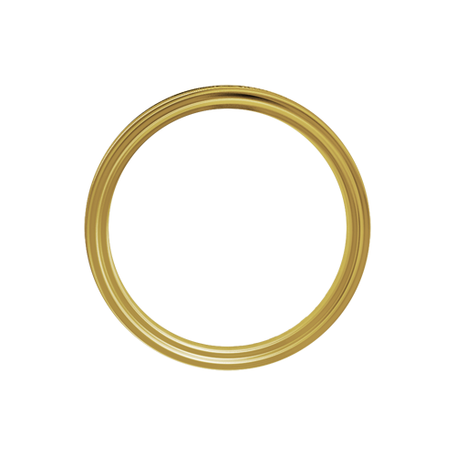 Omega Hoop - 40 Spoke - 17" x 6.25" - Brass