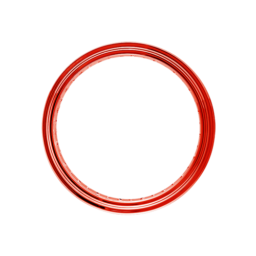 Omega Hoop - 40 Spoke - 18" x 3.5" - Gloss Red