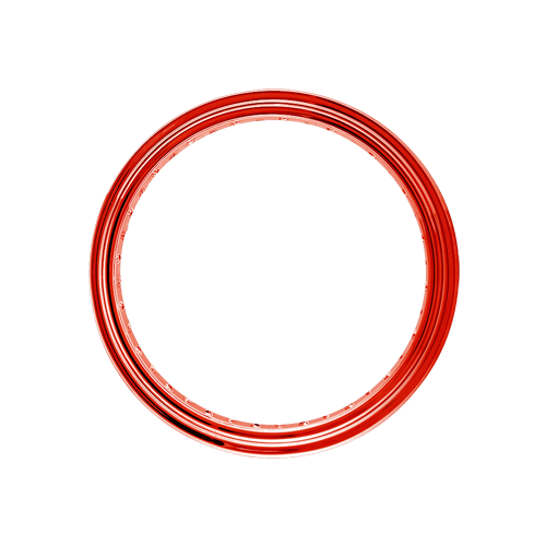 Omega Hoop - 40 Spoke - 18" x 5.5" - Gloss Red