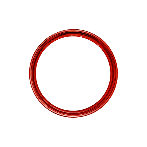 Omega Hoop - 50 Spoke - 16" x 3.5" - Candy Apple Red