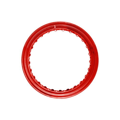 Omega Hoop - 50 Spoke - 17" x 3.5" - Candy Apple Red