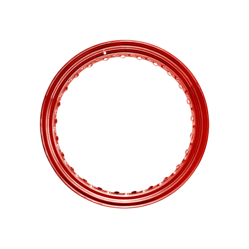 Omega Hoop - 50 Spoke - 18" x 4.25" - Gloss Red