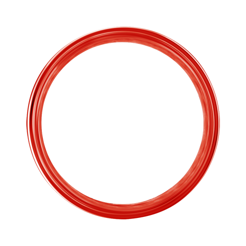 Omega Hoop - 50 Spoke - 21" x 2.15" - Gloss Red