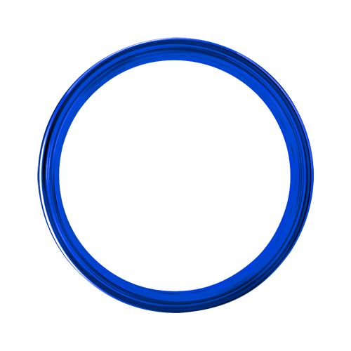 Omega Hoop - 50 Spoke - 21" x 3" - Lolly Pop Blue