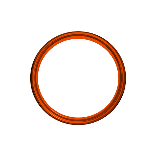 Omega Hoop - 60 Spoke - 16" x 5.5" - Copper