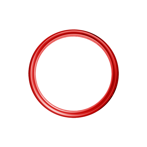 Omega Hoop - 60 Spoke - 16" x 3.5" - Gloss Red