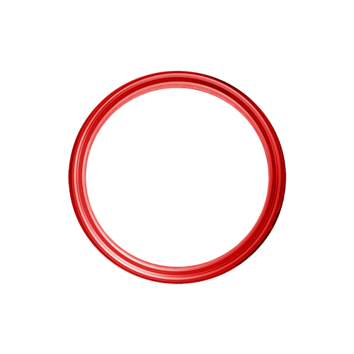 Omega Hoop - 60 Spoke - 16" x 5.5" - Gloss Red