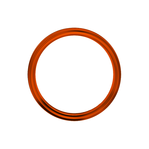 Omega Hoop - 60 Spoke - 17" x 3.5" - Copper