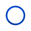 Omega Hoop - 60 Spoke - 17" x 3.5" - Lolly Pop Blue