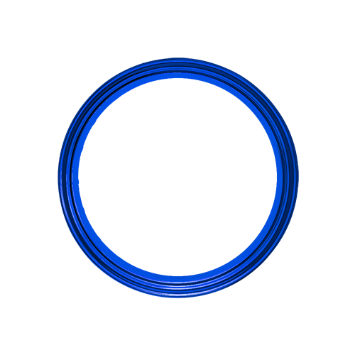 Omega Hoop - 60 Spoke - 18" x 4.25" - Lolly Pop Blue