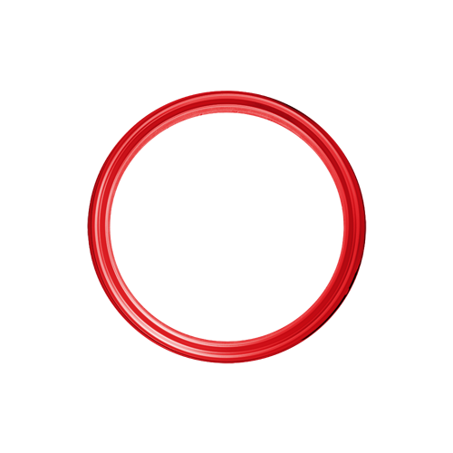 Omega Hoop - 80 Spoke - 16" x 5.5" - Gloss Red