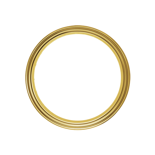 Omega Hoop - 80 Spoke - 18" x 3.5" - Brass