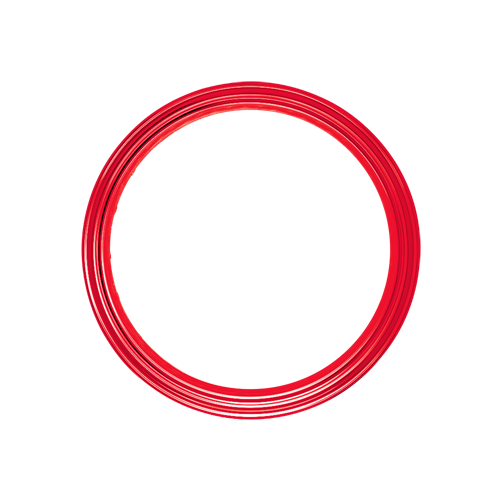 Omega Hoop - 80 Spoke - 18" x 8.5" - Gloss Red