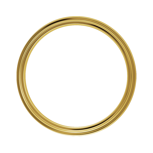 Omega Hoop - 80 Spoke - 21" x 3" - Brass