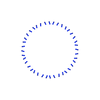 40 Spoke Nips - Lolly Pop Blue