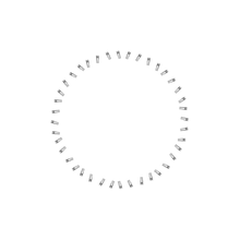 Load image into Gallery viewer, 40 Spoke Nips - Polish